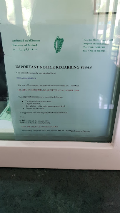 Ireland Embassy - Riyadh 12513